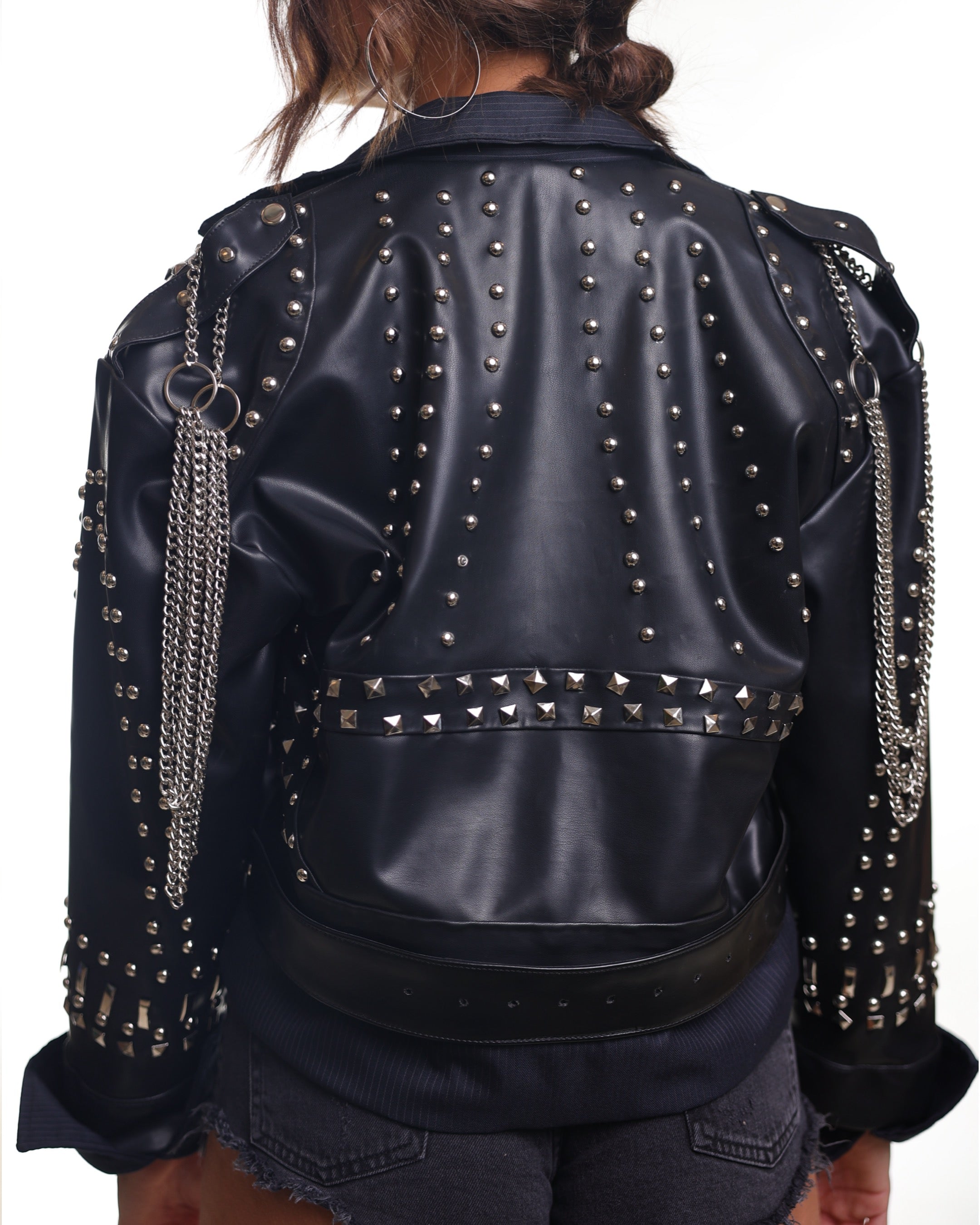 Studded Leather Jacket