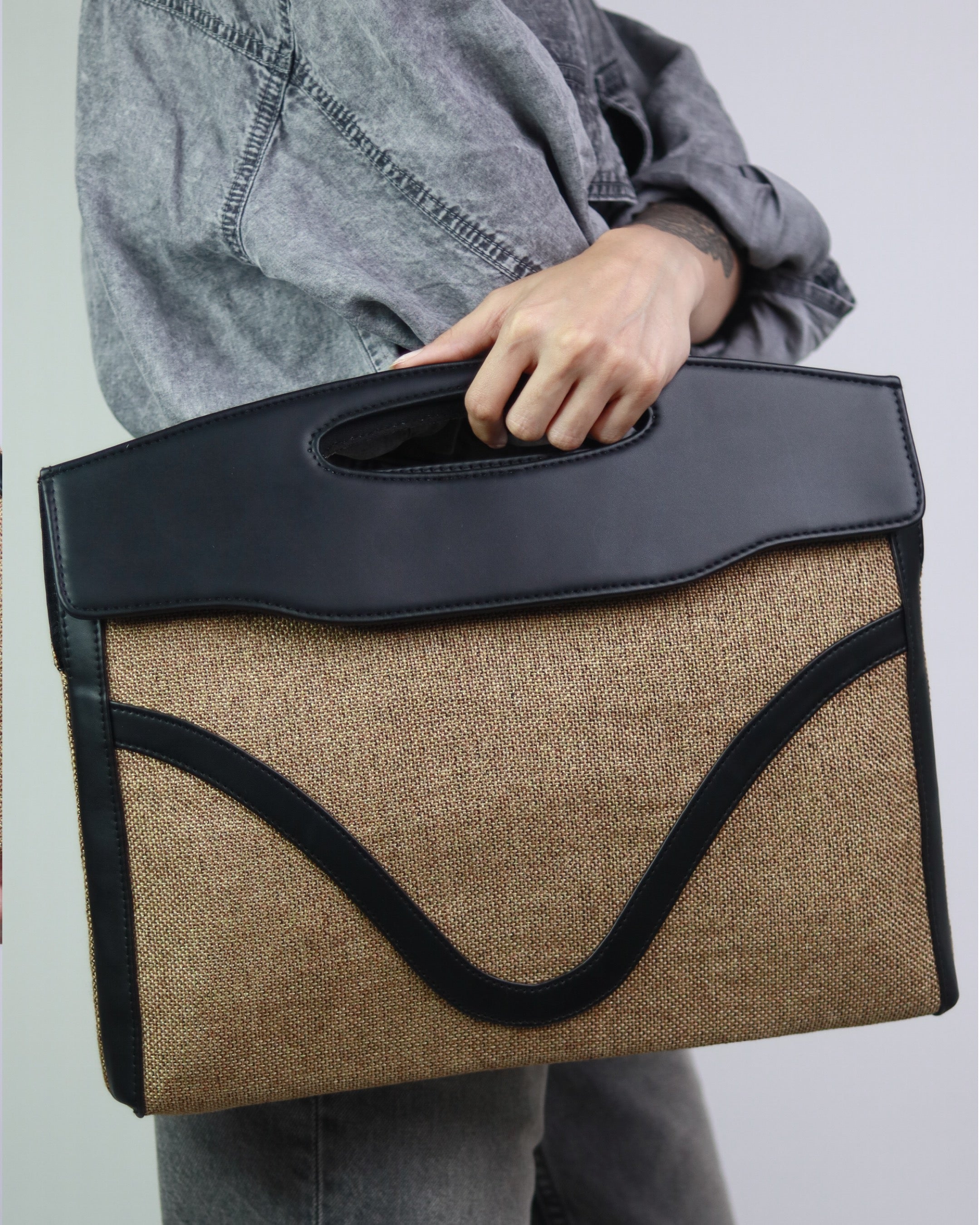 Dark Jute Laptop Sleeve