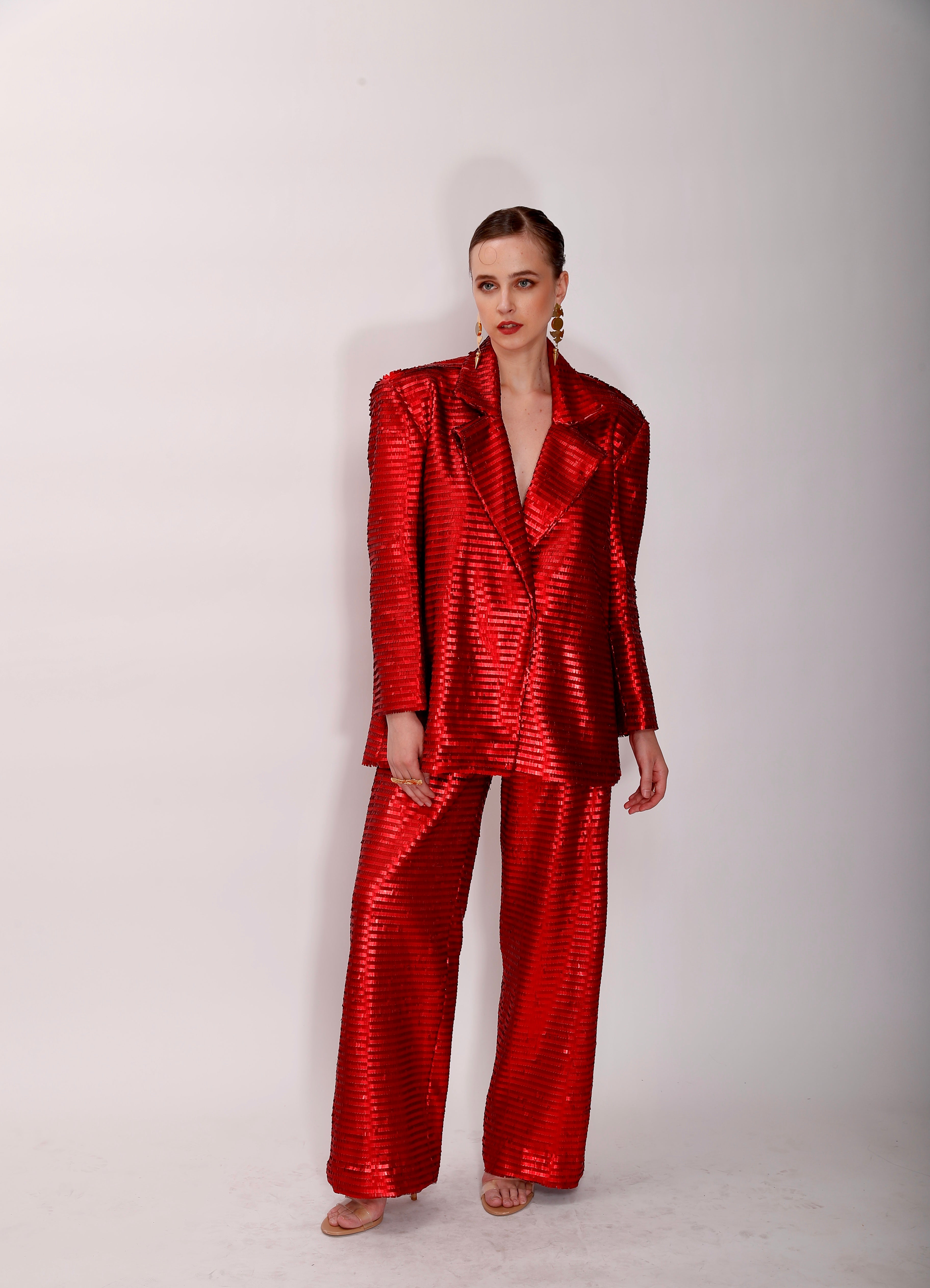 Glitter pants clearance suit